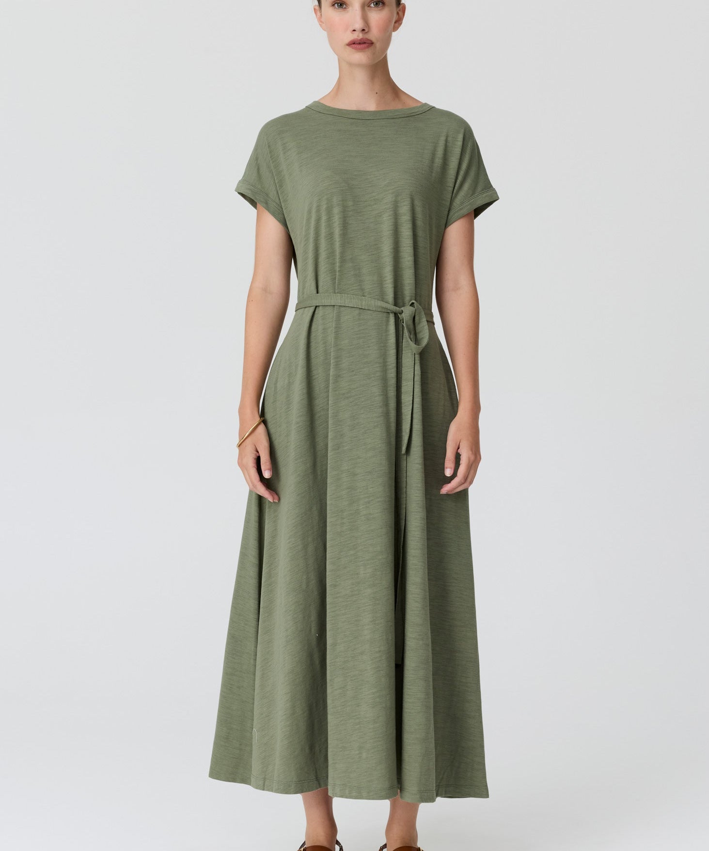 Mast Tee Dress in Fern
