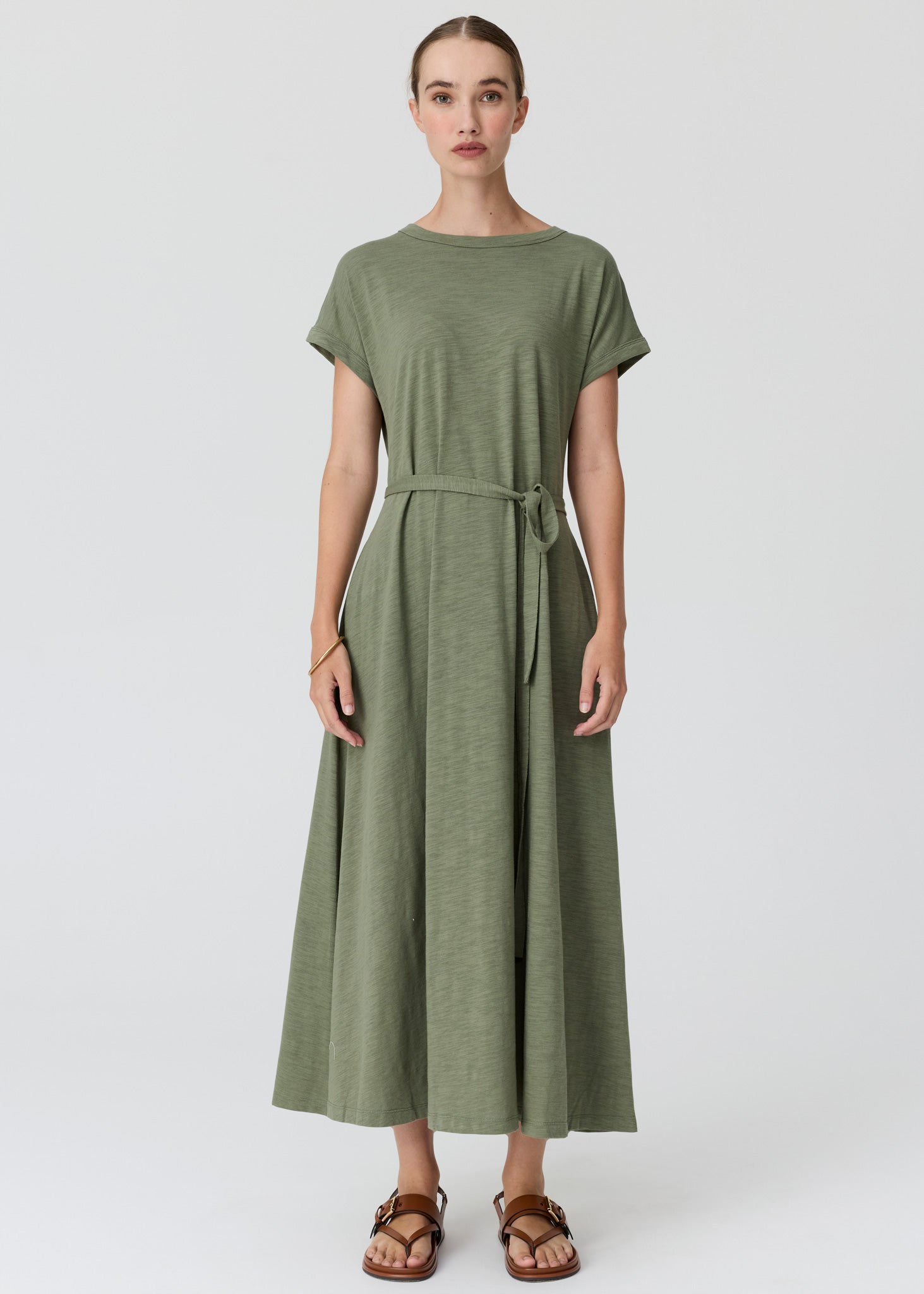 Mast Tee Dress in Fern