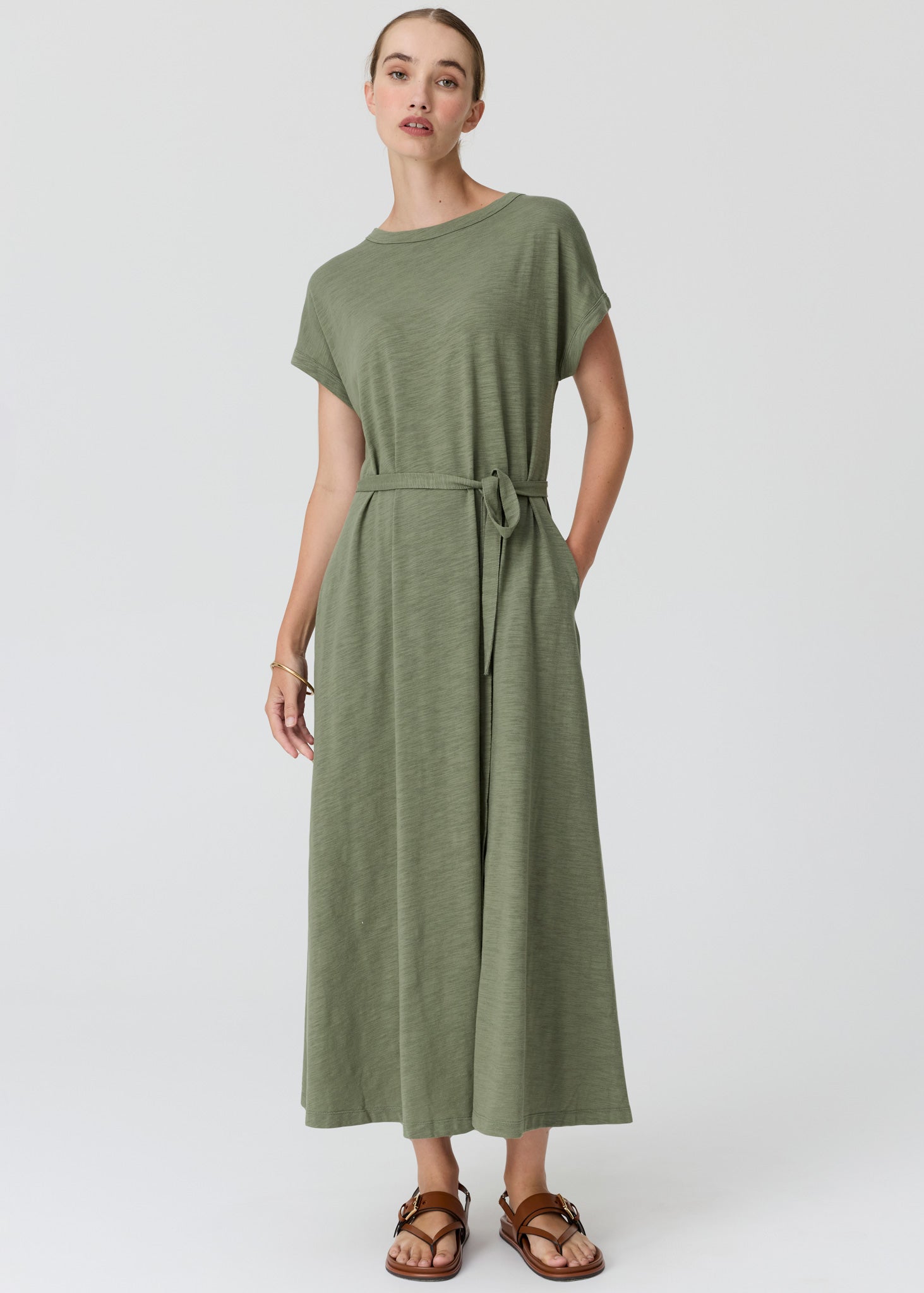 Mast Tee Dress in Fern