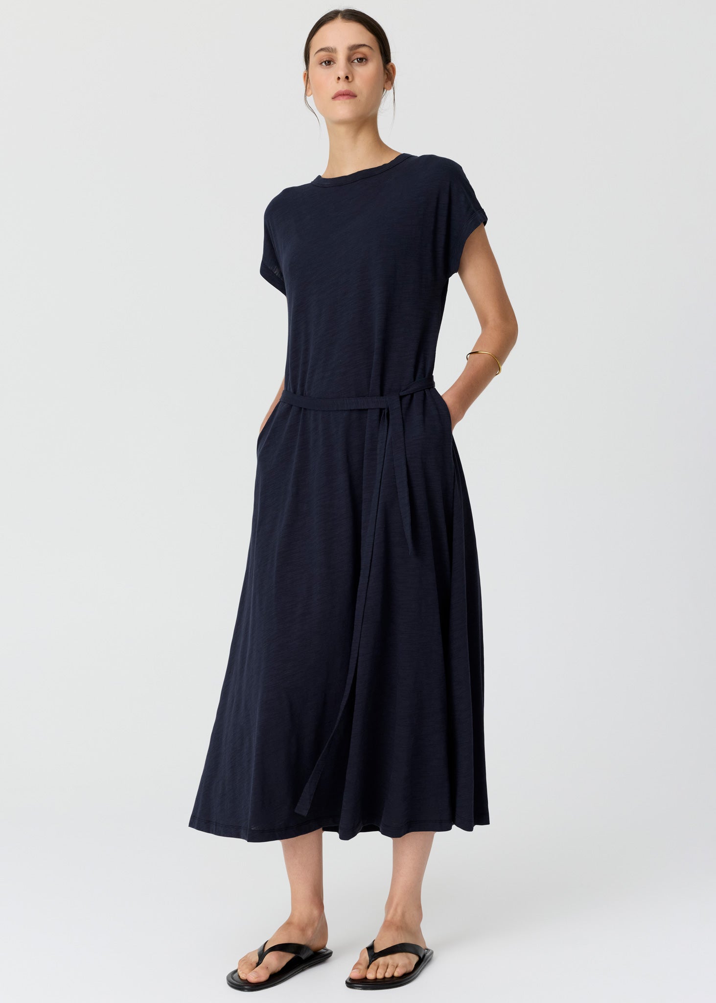 Mast Tee Dress in Ink