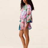 Roses Mini Dress in Print – model view 3