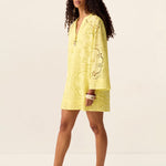 Lotus Mini Dress in Canary – model view 3