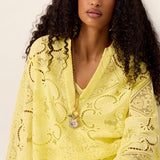 Lotus Mini Dress in Canary – model view 2