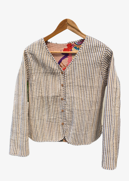 Vintage Reversible Quilted Jacket