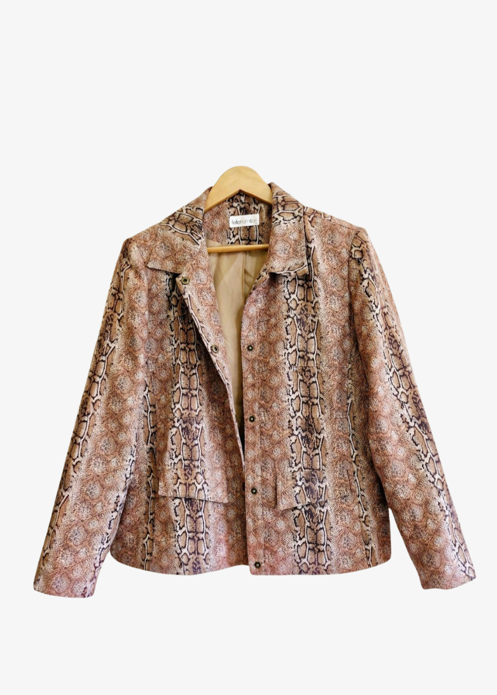 Python Print Jacket - preloved – Mallalieu