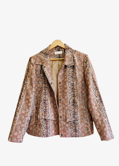 Python Print Jacket - preloved