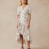 Stevie Wrap Dress in Rhapsody Floral