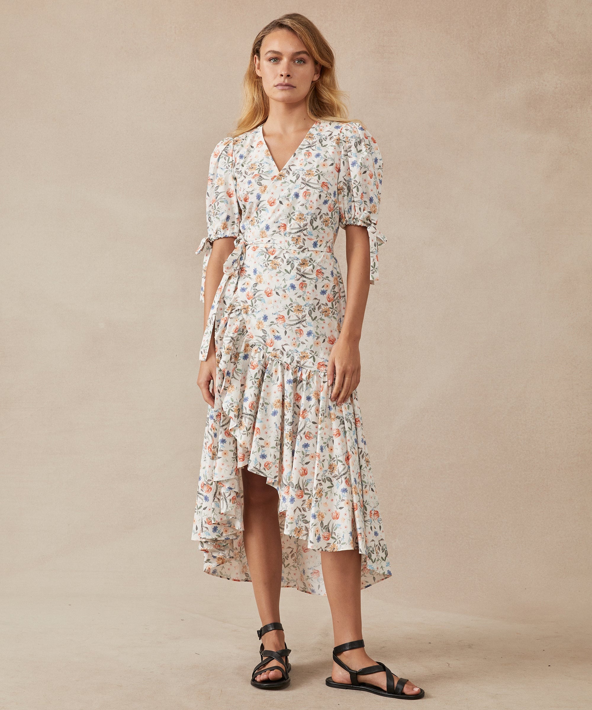 Stevie Wrap Dress in Rhapsody Floral