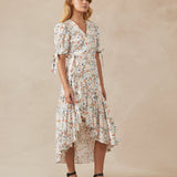 Stevie Wrap Dress in Rhapsody Floral
