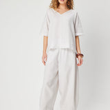 Iris Top in Chalk