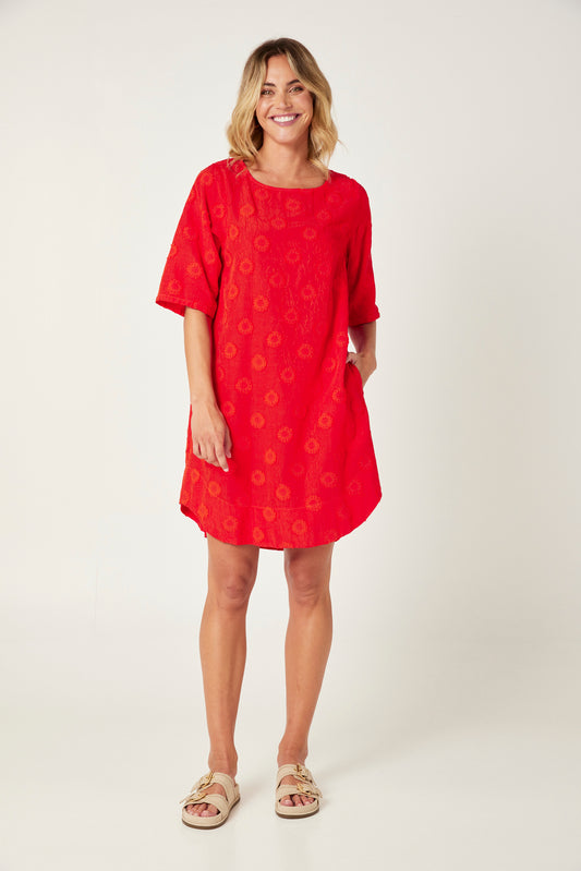 Santa Maria Dress in Red