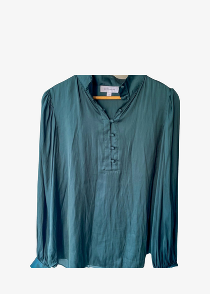 Forest Green Witchery Blouse - preloved