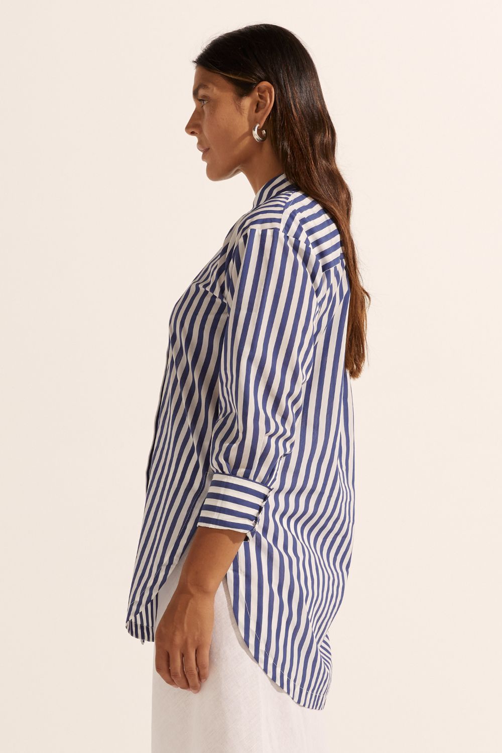 Agile Top in Navy Stripe