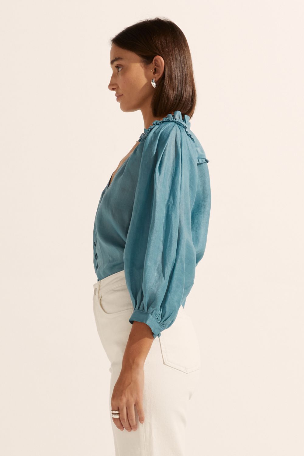 Brigade Top in Seablue