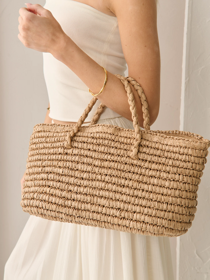 Tressa Straw Beach Bag