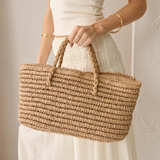 Tressa Straw Beach Bag