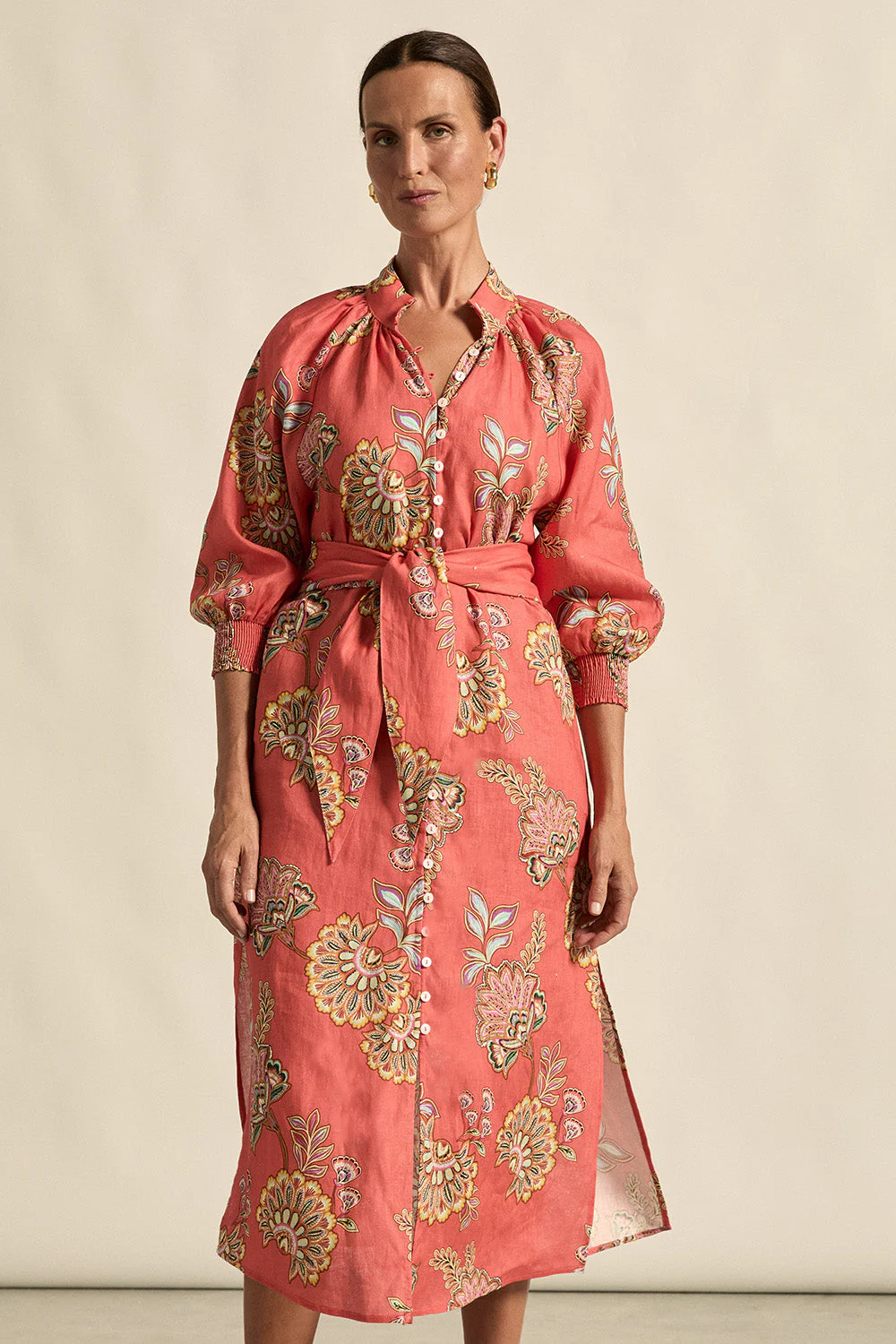 Flourish Dress - Kgari Melon