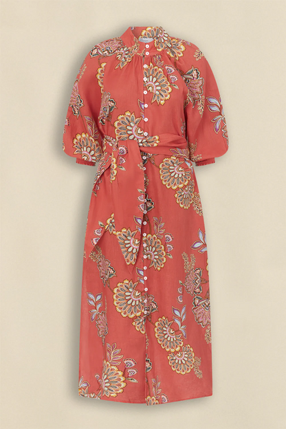 Flourish Dress - Kgari Melon