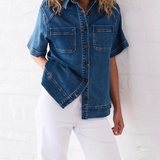 Zoe Denim Shirt - Dakota Wash