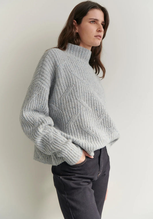 Cable Knit in Blue