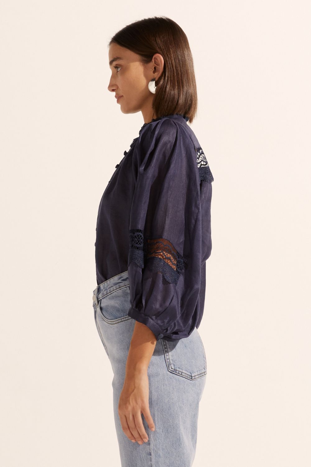 Quell Top in Indigo