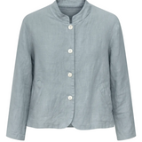 Lucca Linen Jacket in Cloud Blue