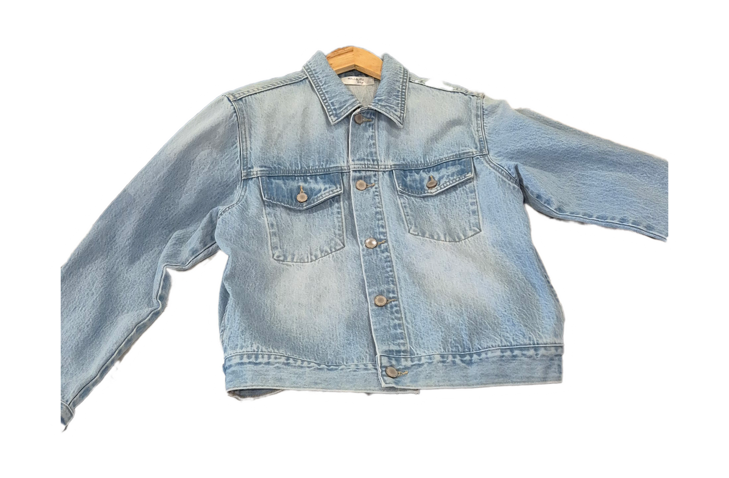 Classic Light Wash Denim Jacket - preloved