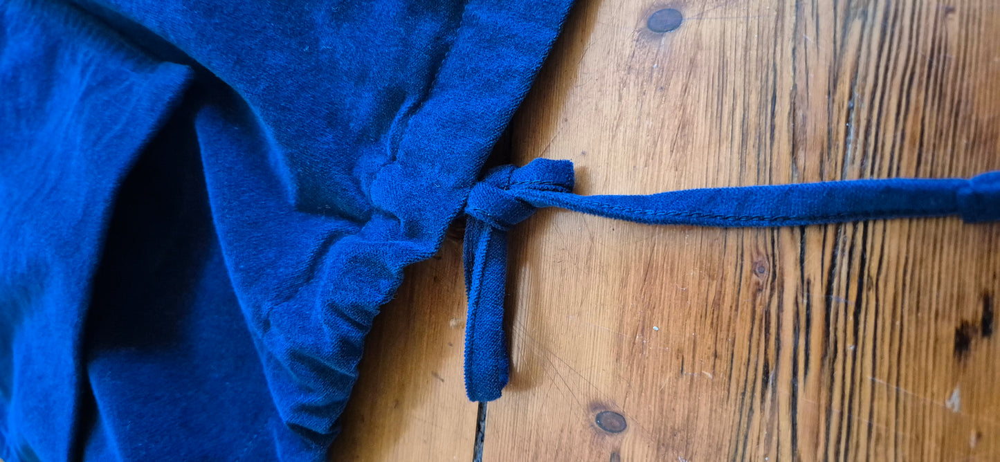 Velveteen Parker in Petrol Blue