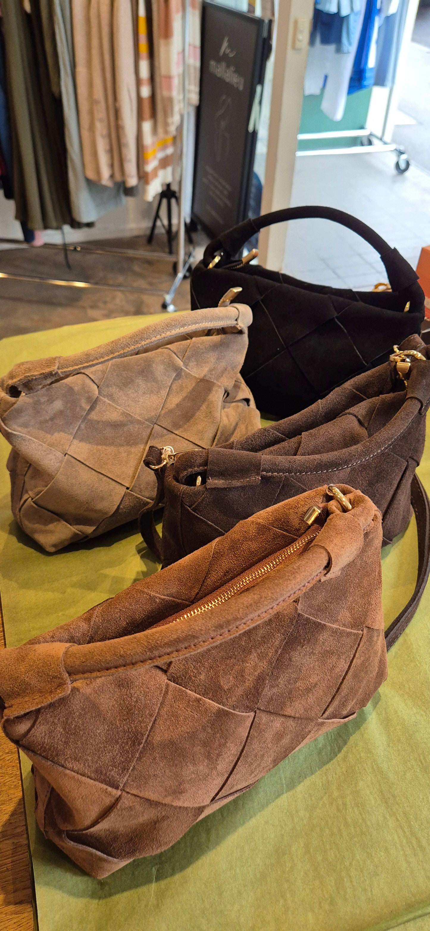 Madrid Suede Leather Bag