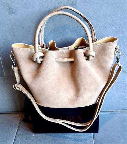 Barcelona Suede Leather Bag
