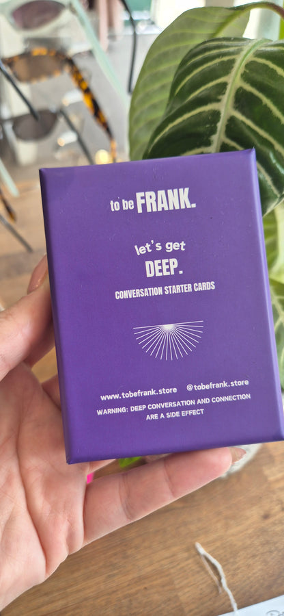 Let’s Get Deep! Conversation Cards