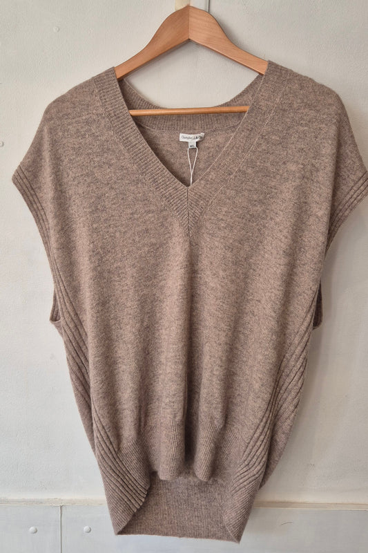 V Neck Cashmere Vest