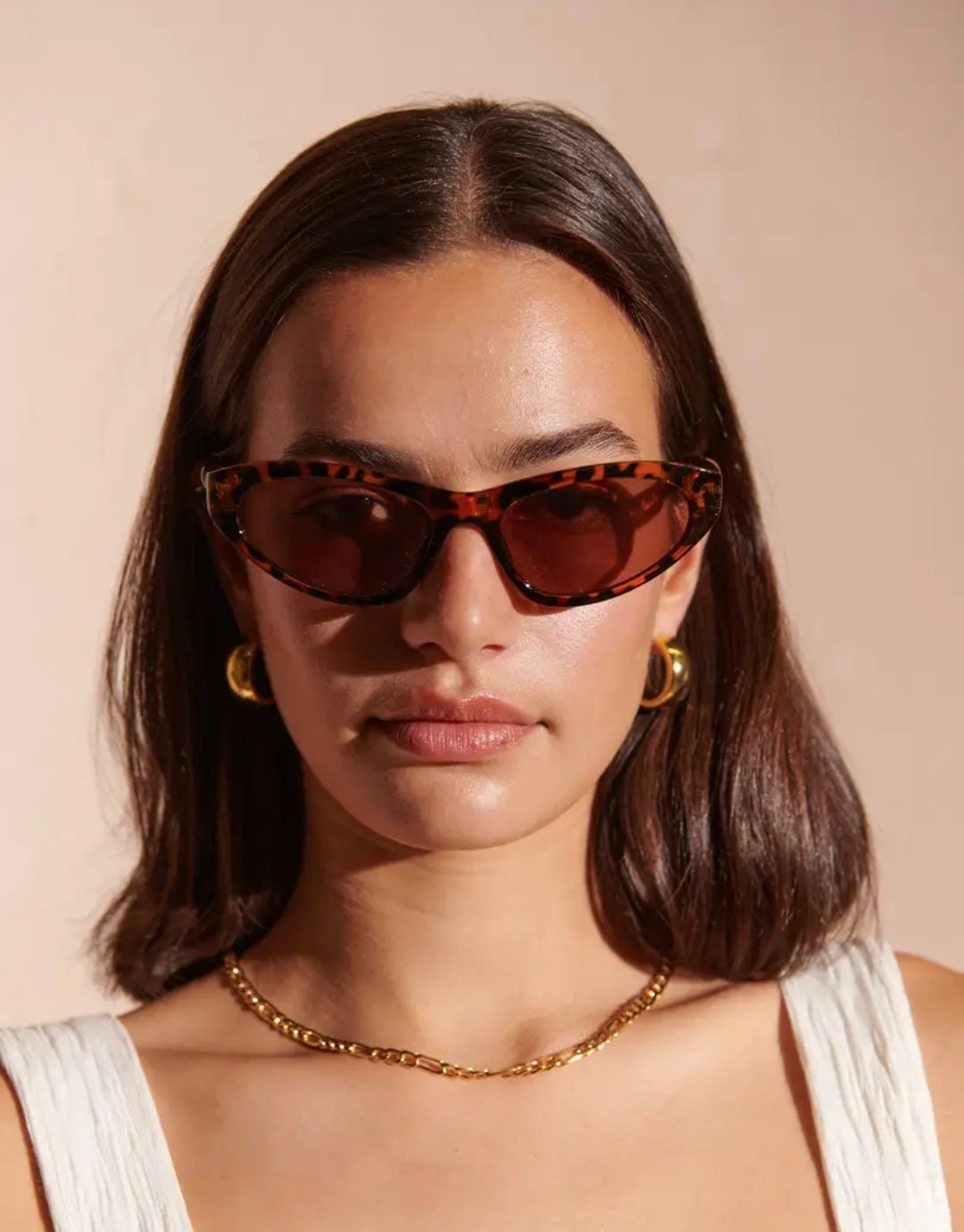 Catie Sunglasses in Tort