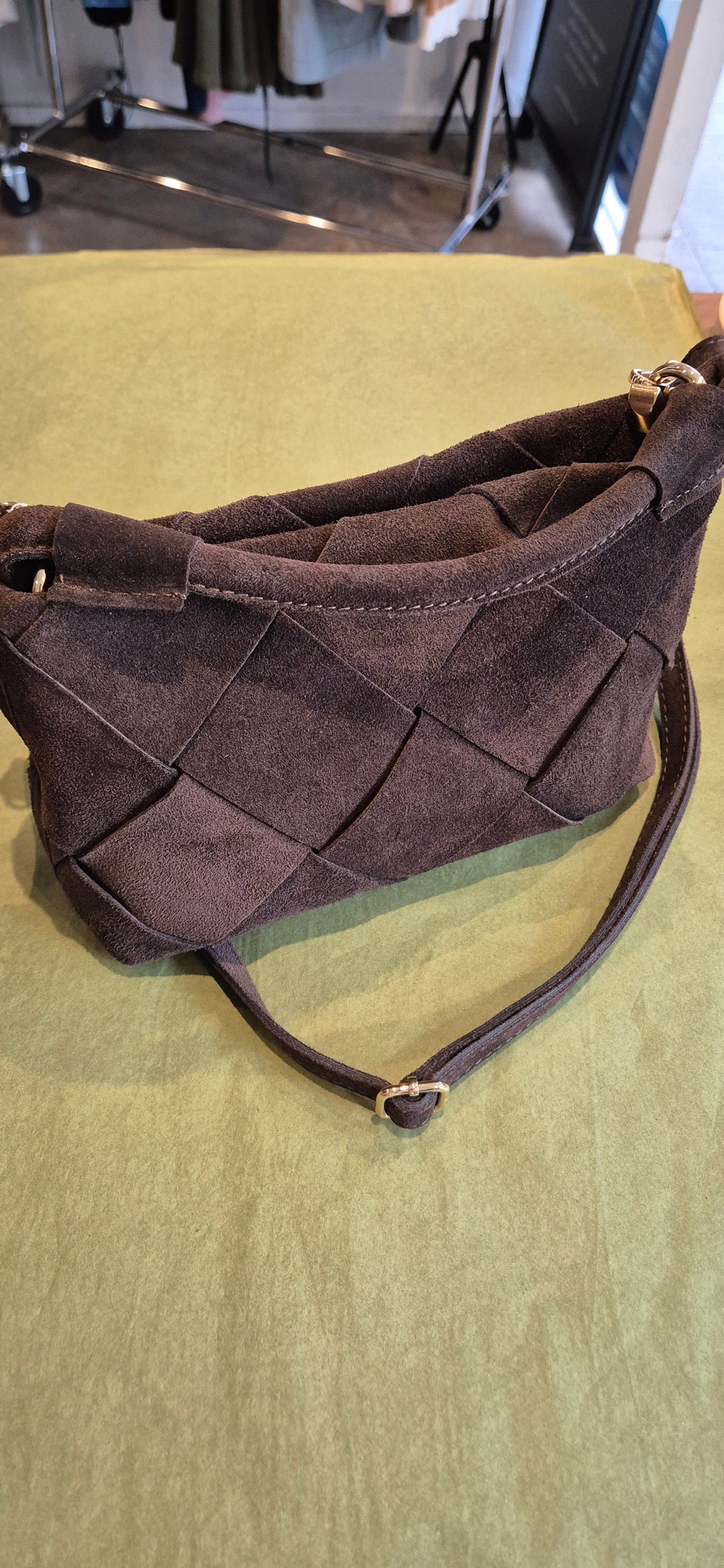 Madrid Suede Leather Bag
