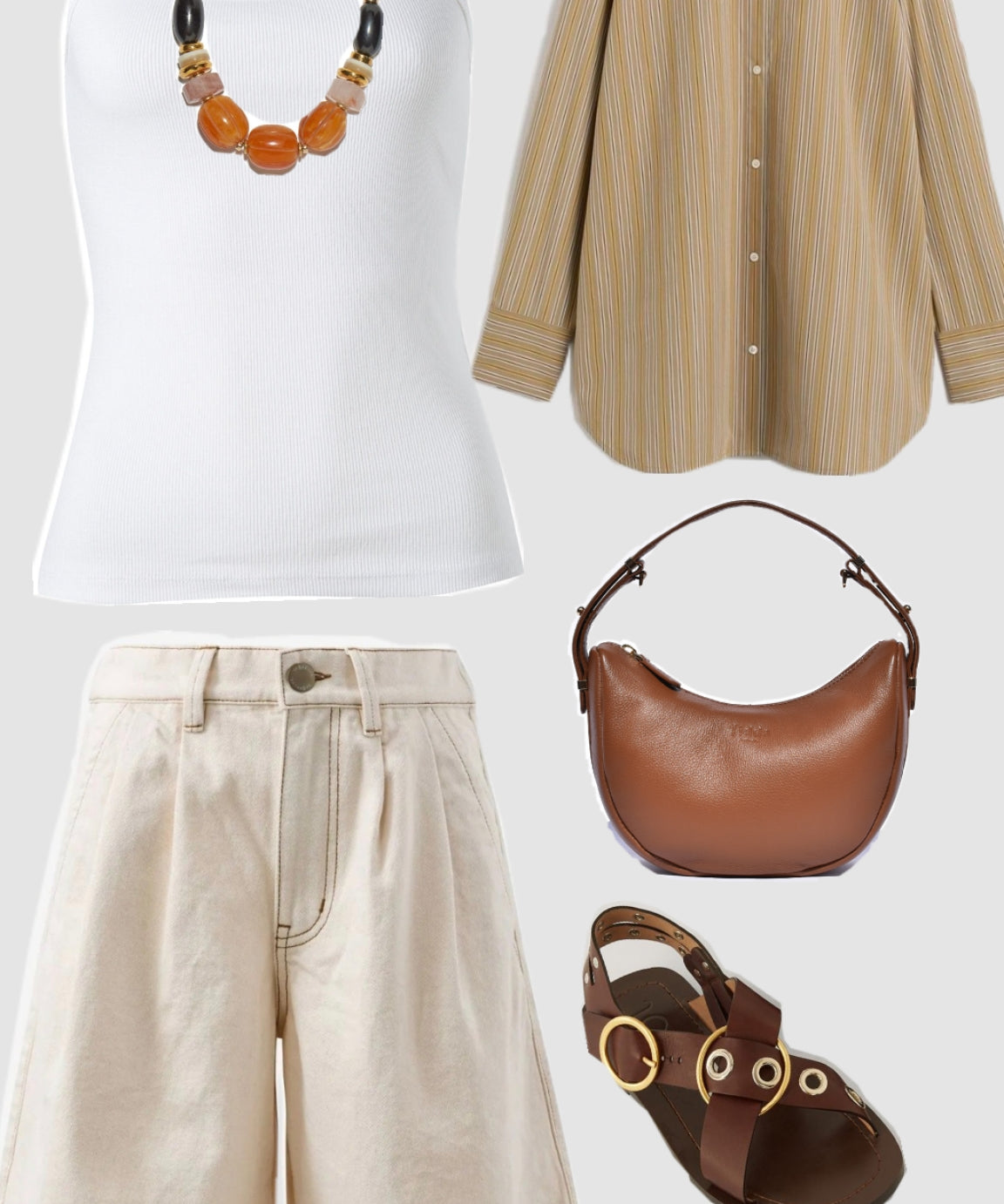 Elizabeth Bag in Mud Brown