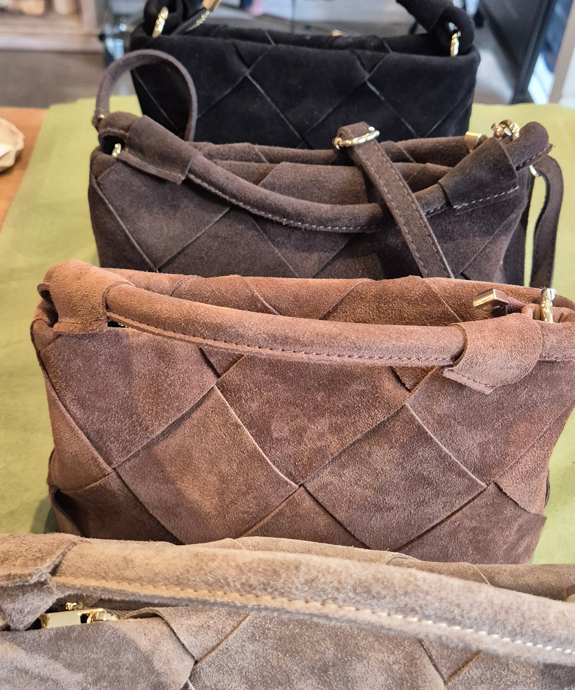 Madrid Suede Leather Bag