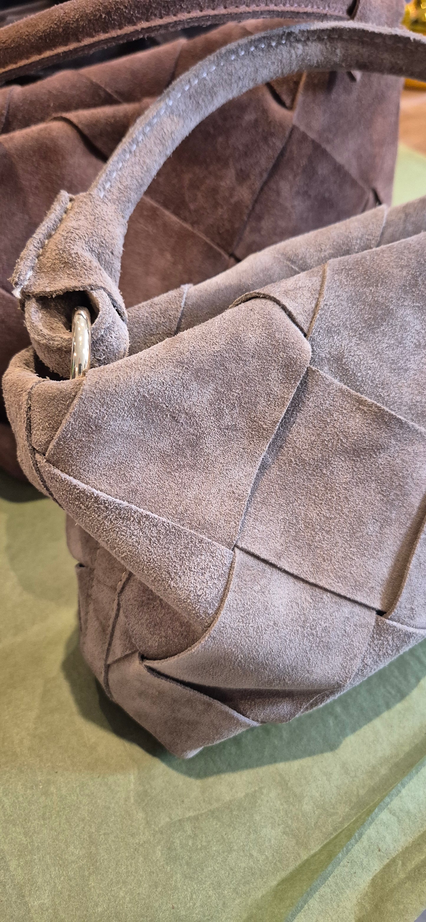 Madrid Suede Leather Bag