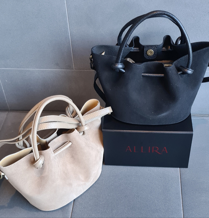 Barcelona Suede Leather Bag