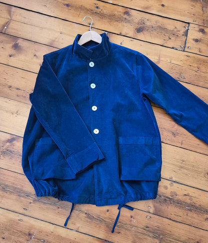 Velveteen Parker in Petrol Blue