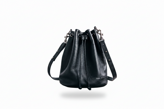 ZEN Black Leather Handbag