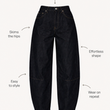 Nia Barrel Jeans