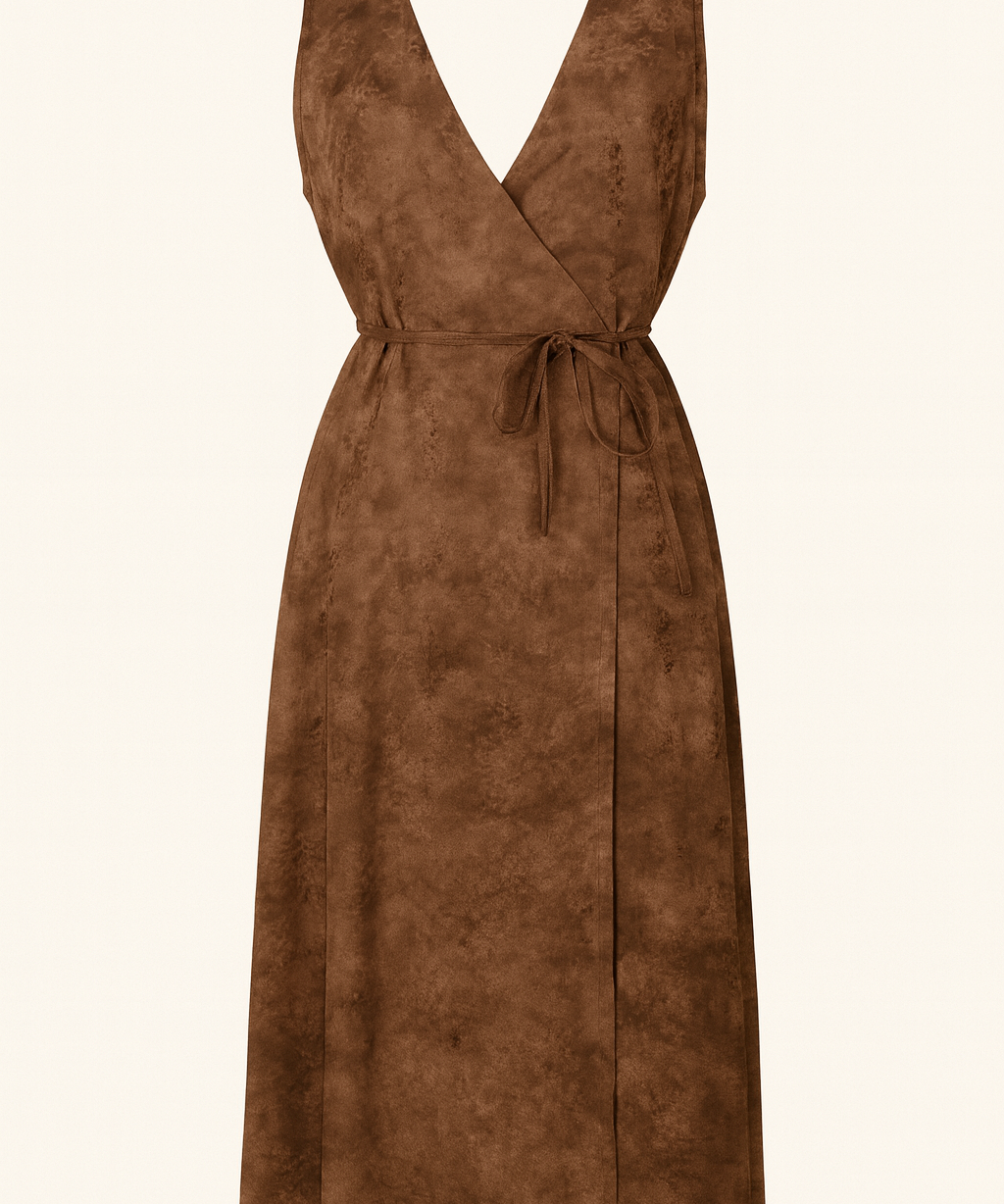 Silk Cut Wrap Dress