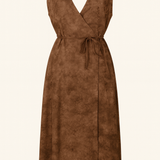 Silk Cut Wrap Dress