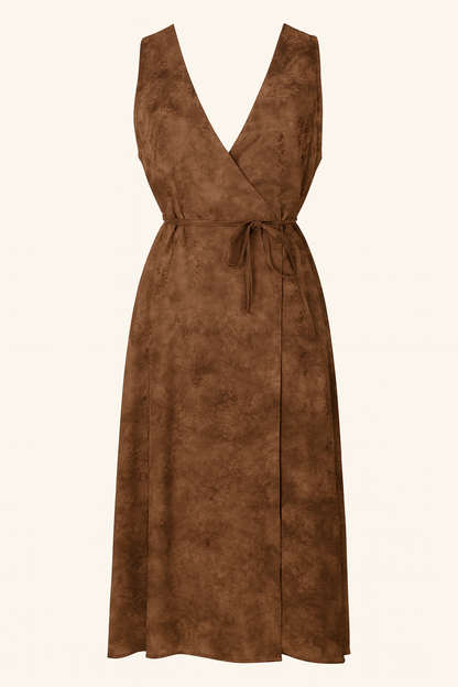 Silk Cut Wrap Dress