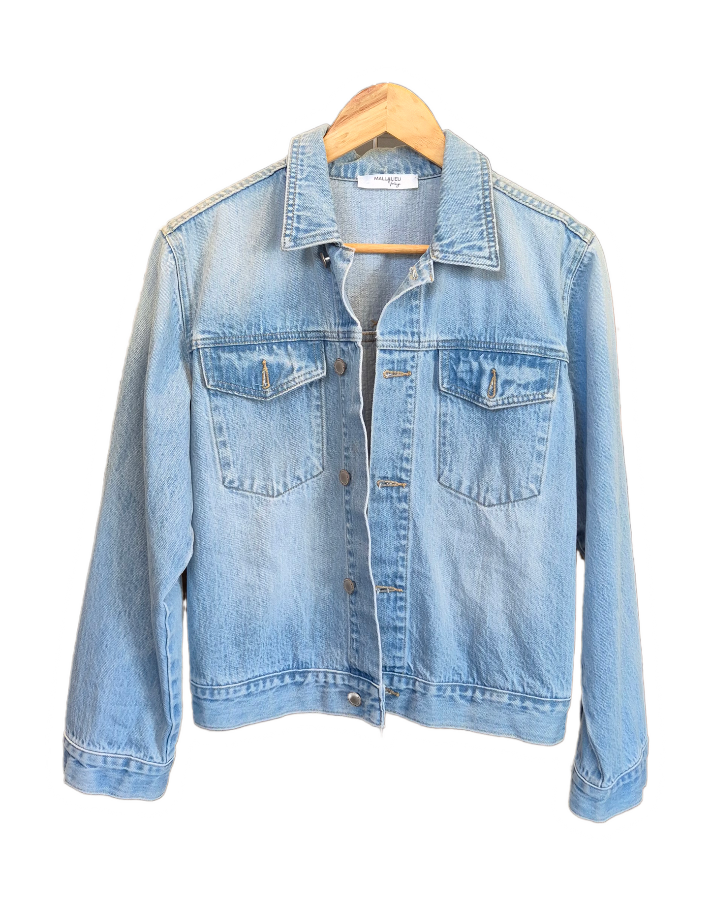 Classic Light Wash Denim Jacket - preloved