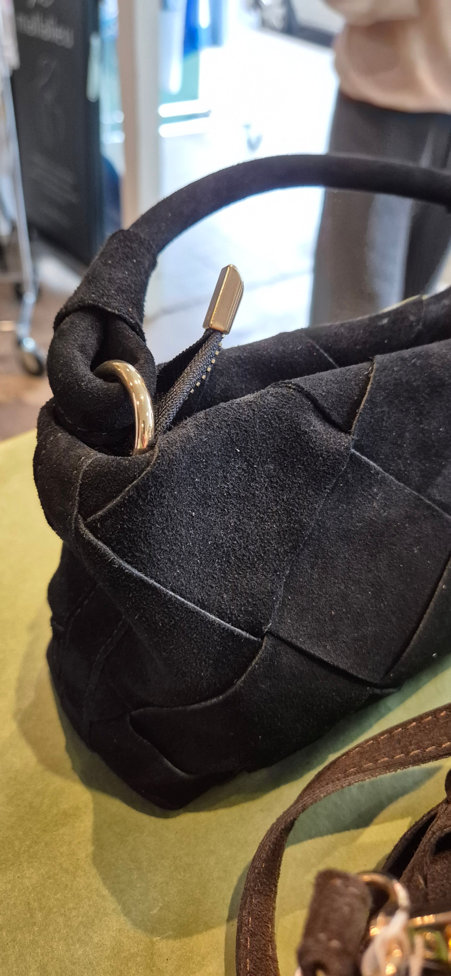 Madrid Suede Leather Bag