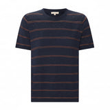 Sable Tee Stripe in Ink/Choc
