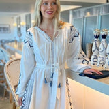 Santorini Dress in True White